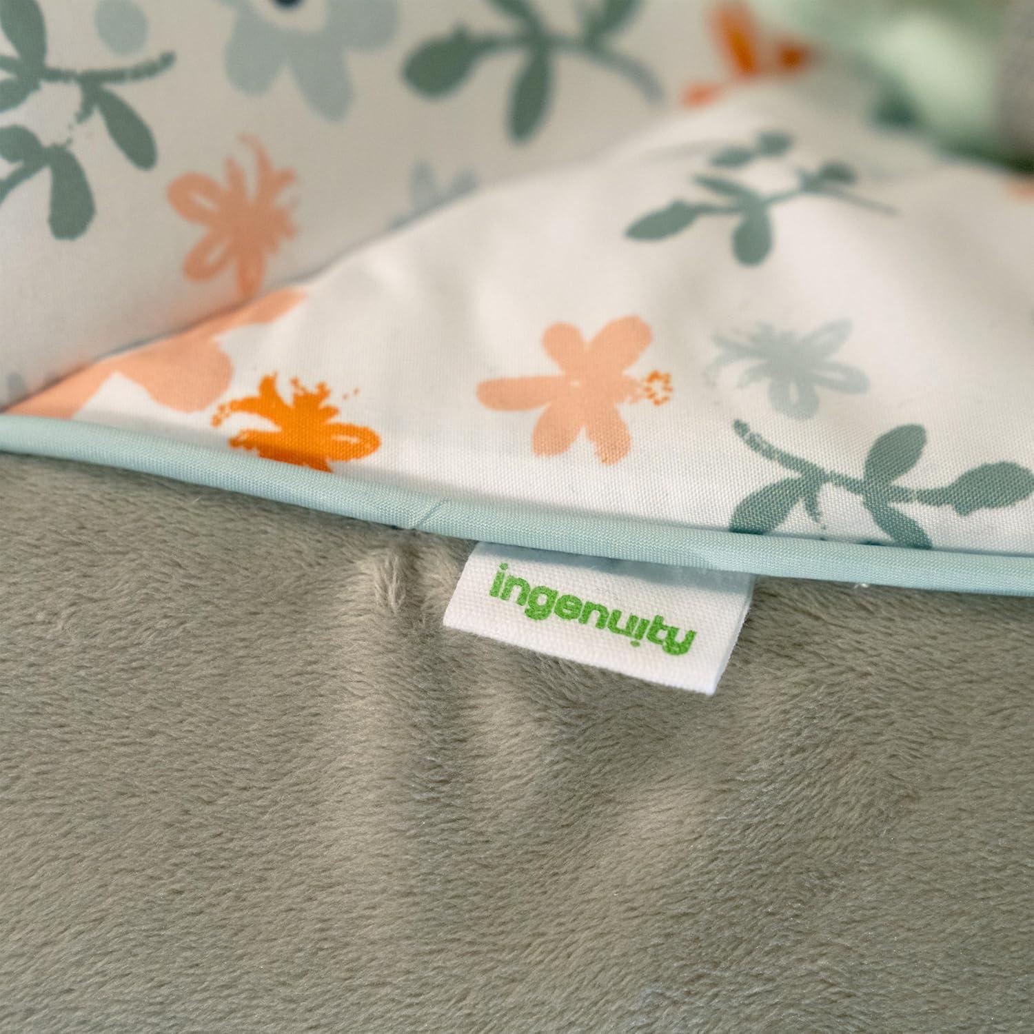 imageIngenuity InLighten Soothing Swing Swivel Infant Seat Soothing Sounds Lightweight Mesh DakotaNally Owl