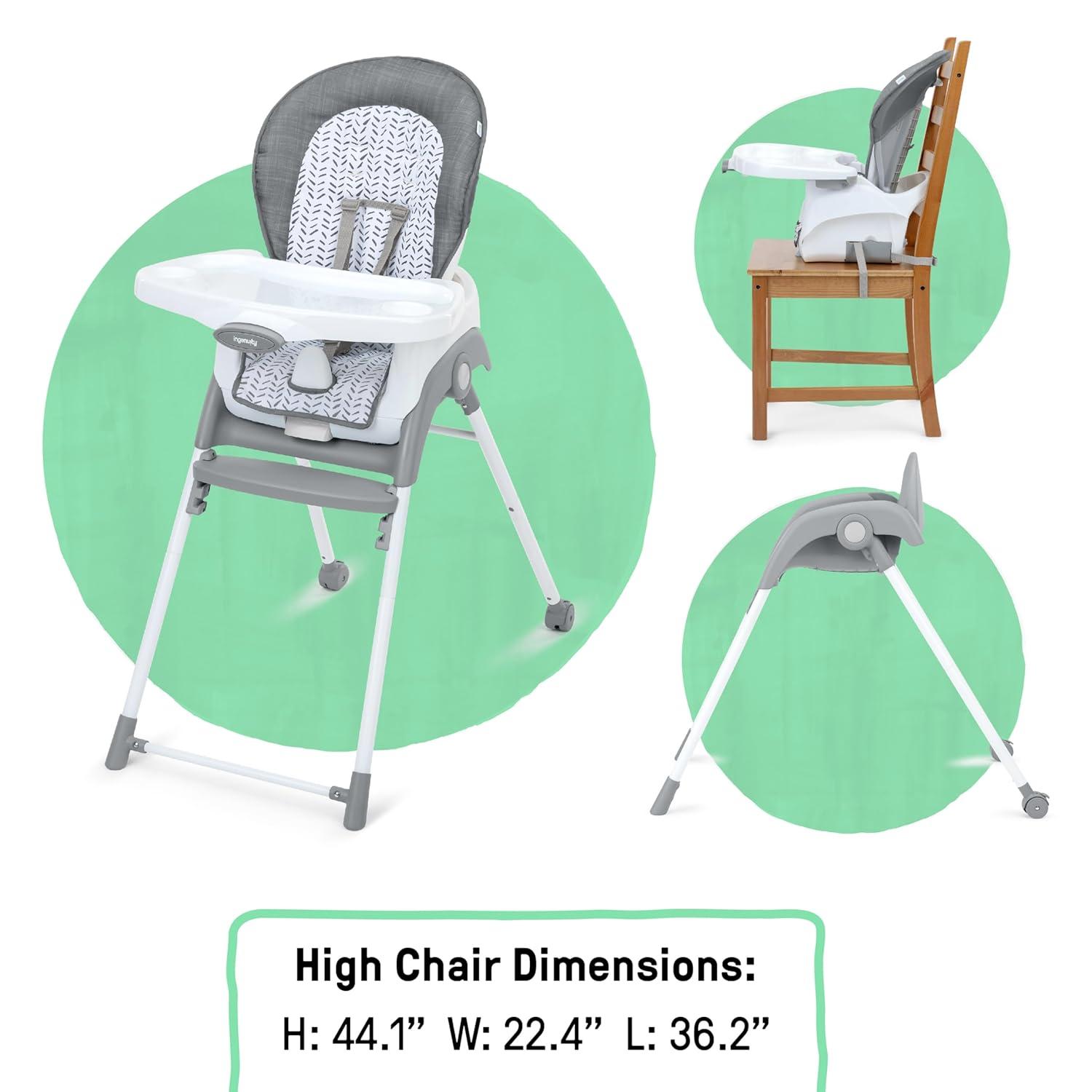 imageIngenuity Trio Elite 3in1 High Chair Toddler Chair and Booster For Ages 6 Months and Up Unisex BradenQuill