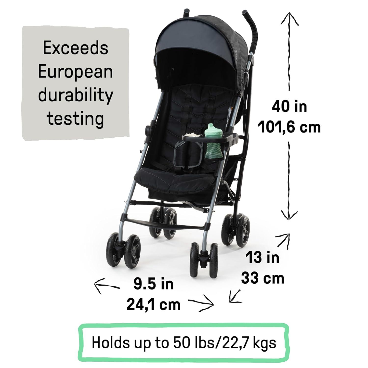imageSummer Infant Ingenuity 3Dlite Convenience Stroller GrayLightweight Stroller with Aluminum Frame Large Seat Area 4 Position Recline Extra Large Storage Basket Infant Stroller for Travel ampamp MoreDark Gray