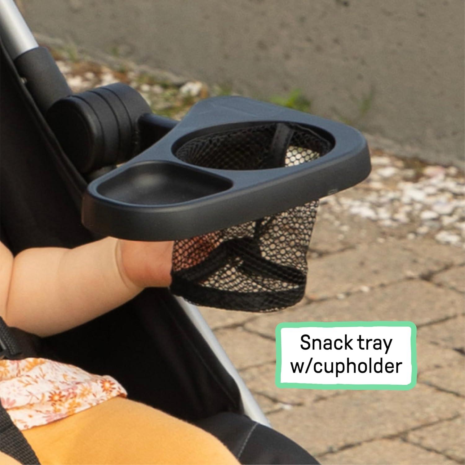 imageSummer Infant Ingenuity 3Dlite Convenience Stroller GrayLightweight Stroller with Aluminum Frame Large Seat Area 4 Position Recline Extra Large Storage Basket Infant Stroller for Travel ampamp MoreDark Gray