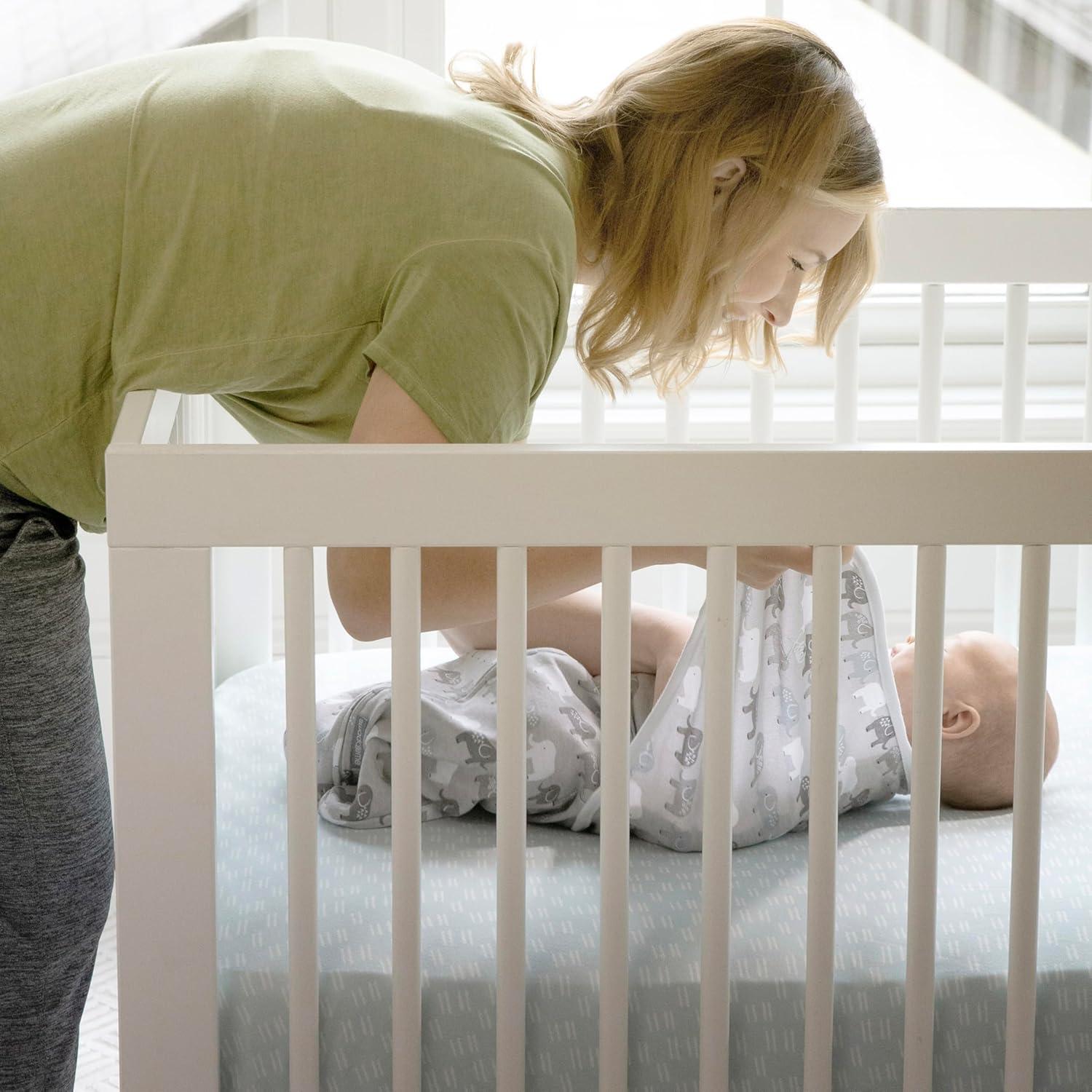 imageSwaddleMe by Ingenuity Original Swaddle Size SmallMedium For Ages 03 Months 714 Pounds Up to 26 Inches Long 3Pack Baby Swaddle Blanket WrapRising Sun