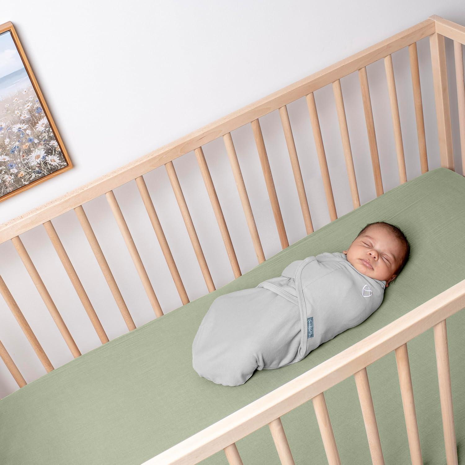 imageSwaddleMe by Ingenuity Original Swaddle Size SmallMedium For Ages 03 Months 714 Pounds Up to 26 Inches Long 3Pack Baby Swaddle Blanket WrapTropical Dino