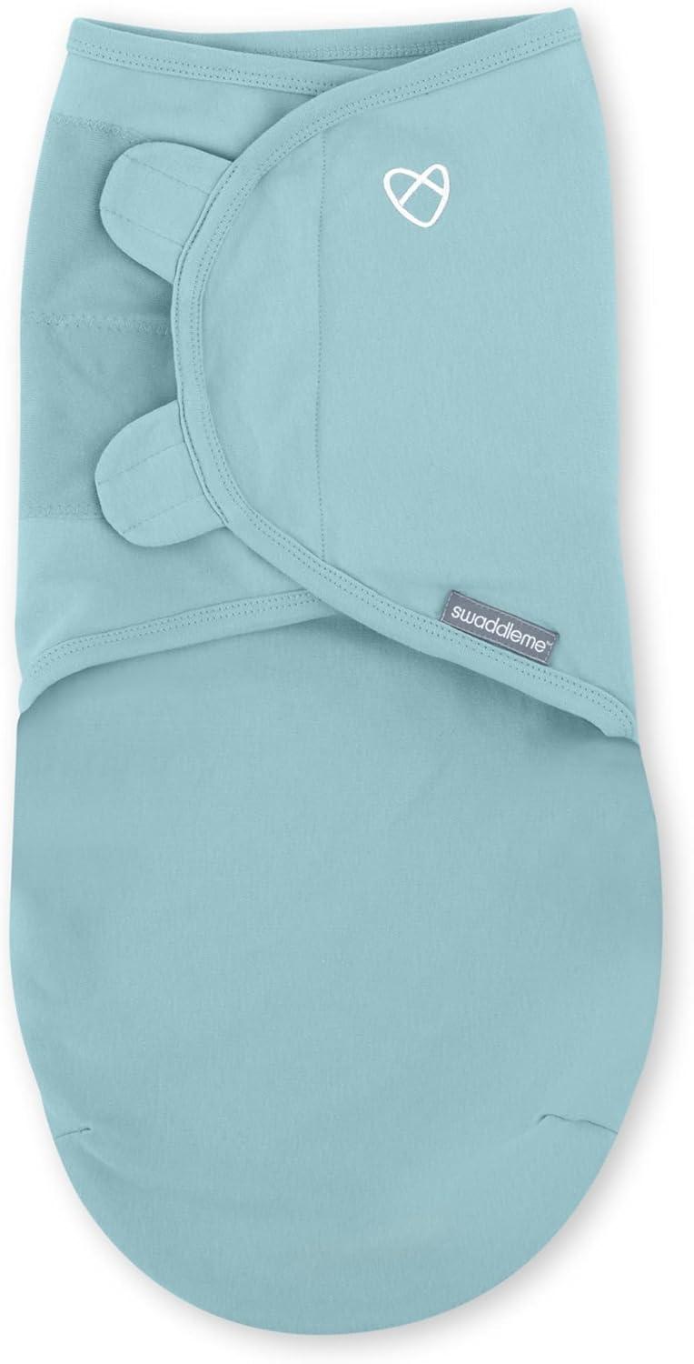 imageSwaddleMe by Ingenuity Original Swaddle Size SmallMedium For Ages 03 Months 714 Pounds Up to 26 Inches Long 3Pack Baby Swaddle Blanket WrapTropical Dino