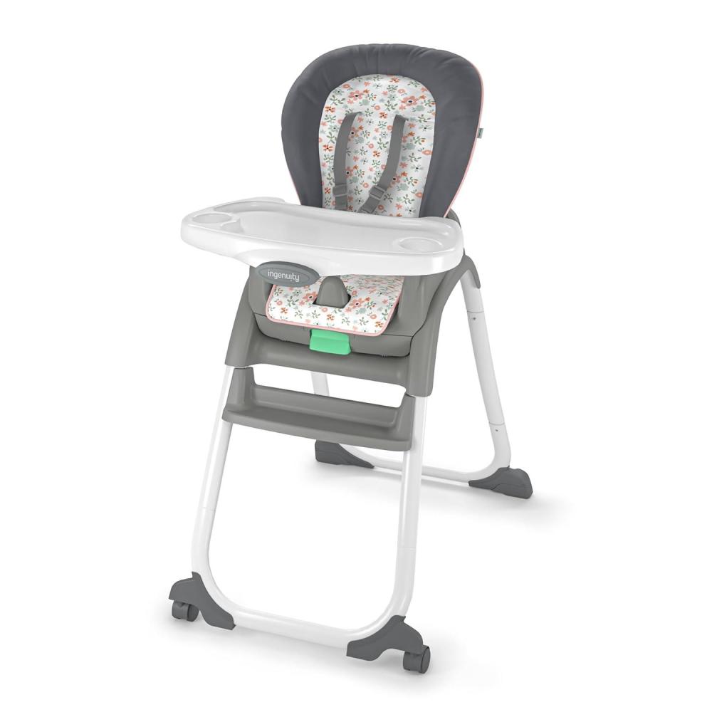 imageIngenuity Full Course 6in1 High Chair  Baby to 5 Years Old 6 Convertible Modes 2 Dishwasher Safe Trays  Astro 13108Milly