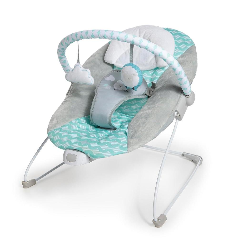 imageIngenuity Ity Bouncity Bounce Vibrating Deluxe Baby Bouncer Seat 06 Months Up to 20 lbs Goji