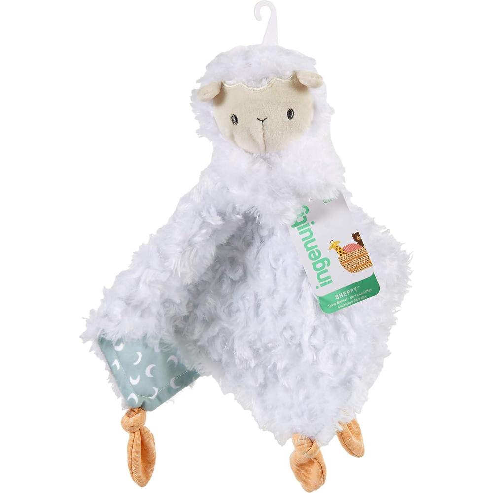 imageIngenuity Loni the Sloth Lovey Premium Security Blanket Soft Plush Toy for Babies 14 InchesSheppy