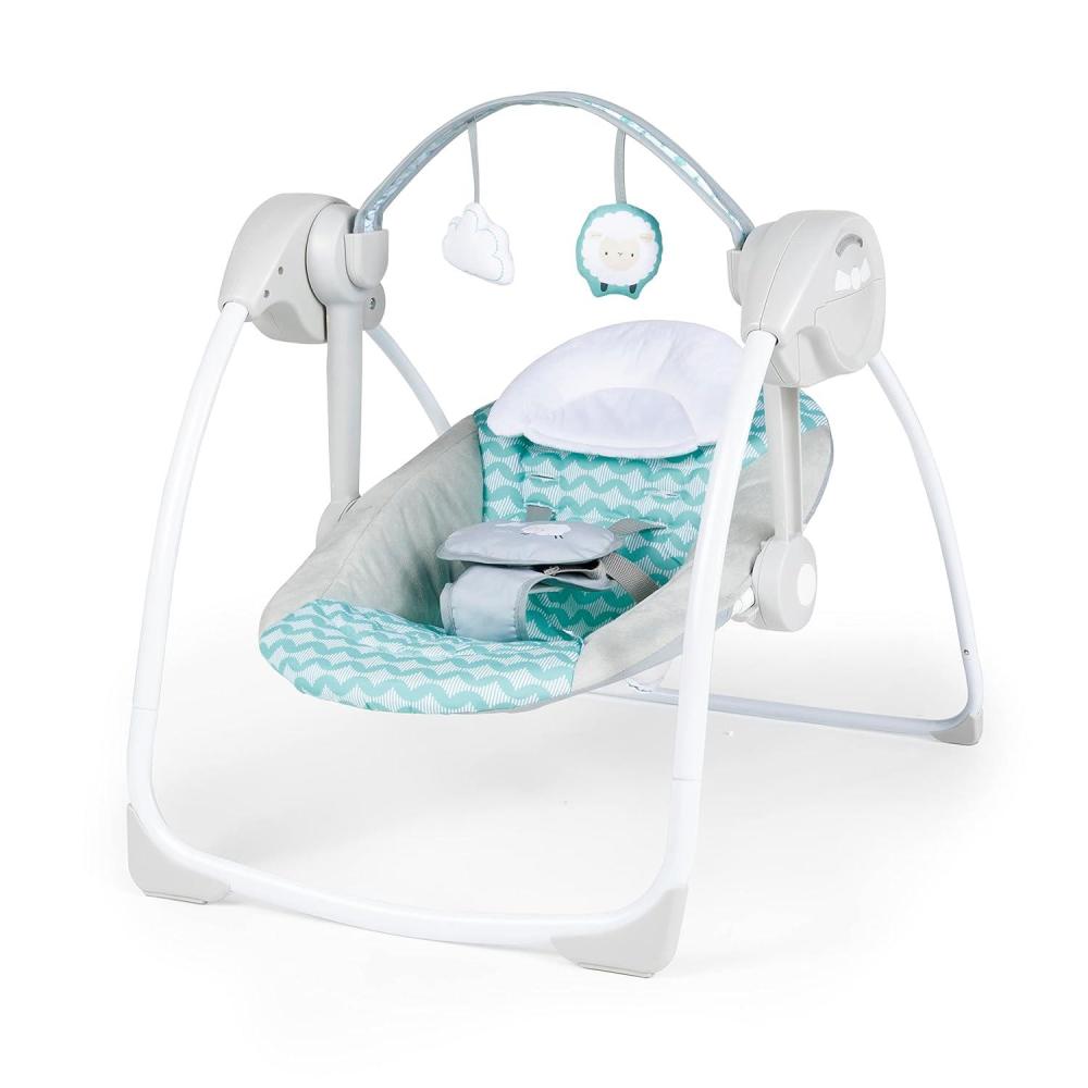 imageIngenuity ity by Ingenuity Swingity Swing EasyFold Portable Baby Swing 09 Months Up to 20 lbs GojiSwingity Swing