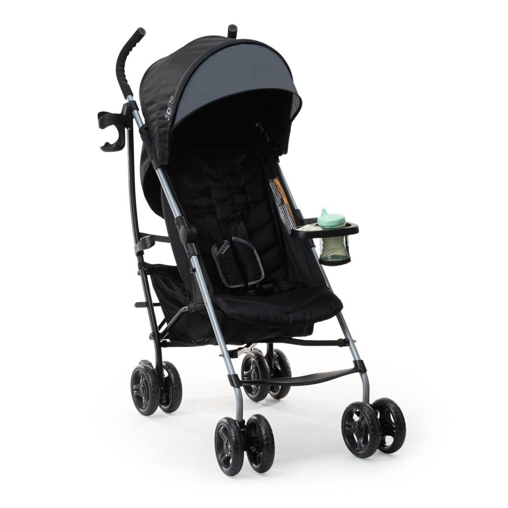 imageSummer Infant Ingenuity 3Dlite Convenience Stroller GrayLightweight Stroller with Aluminum Frame Large Seat Area 4 Position Recline Extra Large Storage Basket Infant Stroller for Travel ampamp MoreDark Gray