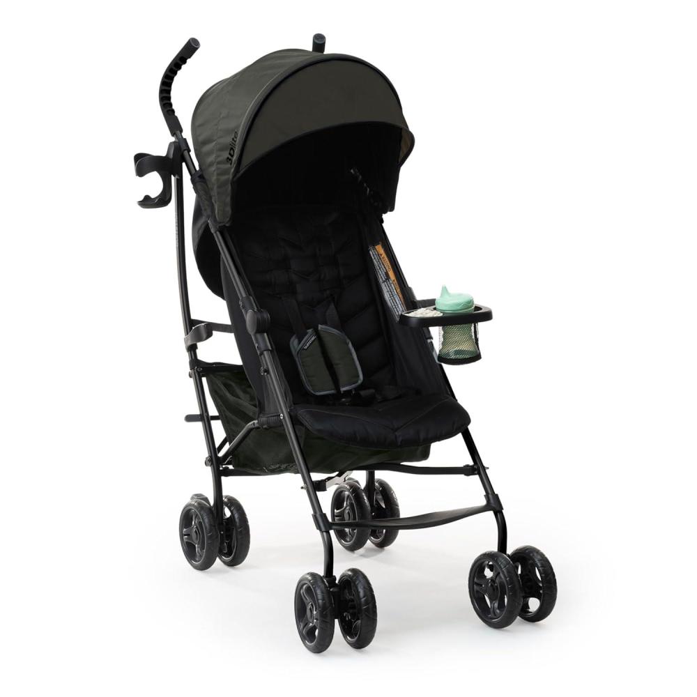 imageSummer Infant Ingenuity 3Dlite Convenience Stroller GrayLightweight Stroller with Aluminum Frame Large Seat Area 4 Position Recline Extra Large Storage Basket Infant Stroller for Travel ampamp MoreGreen