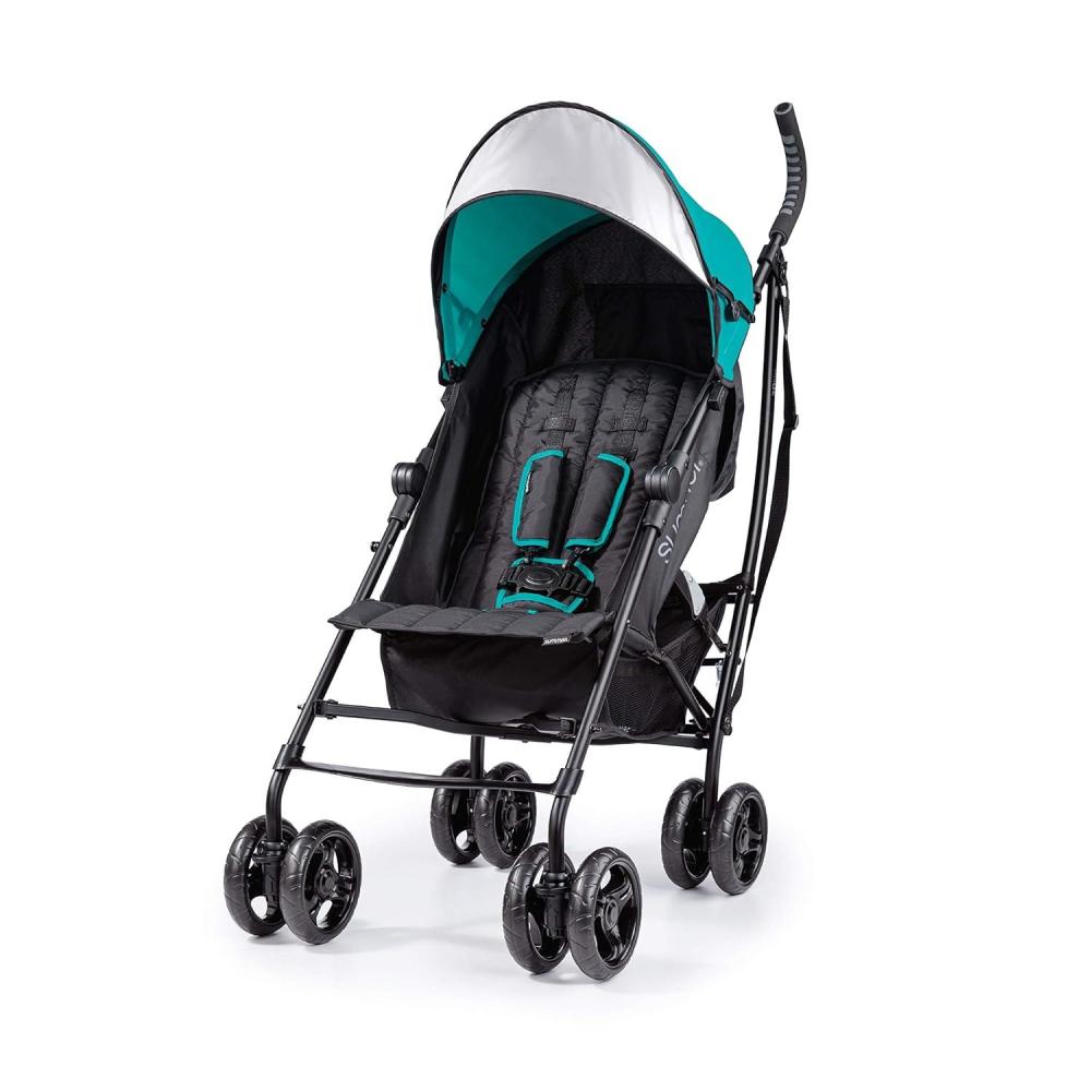 imageSummer Infant Ingenuity 3Dlite Convenience Stroller GrayLightweight Stroller with Aluminum Frame Large Seat Area 4 Position Recline Extra Large Storage Basket  Infant Stroller for Travel ampamp MoreTeal