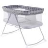 imageIngenuity Foldaway Rocking Bassinet Classic  Crosby  Portable Folding Rocking Bassinet