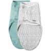 imageSwaddleMe by Ingenuity Easy Change Baby Swaddle in Size SmallMedium 03 Months 714 Pounds 3Pack with Easy Change Zipper  Snow LeopardSnow Leopard