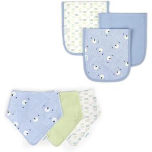 Ingenuity Easy Eater™ 3-Pack Baby Bandana Bib Set – Kodi™ & Easy Eater™ 3-Pack Baby Burp Cloth Set – Kodi™