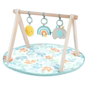 Ingenuity Sheppy’s Spot Ultra Plush Baby Activity Gym & Tummy Time Mat, Newborn and up – Corrie(Sun Valley)