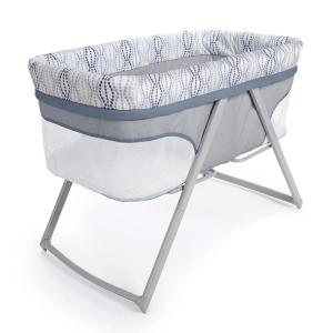 Ingenuity Snooze & Stow Rocking Portable Folding Bassinet – Sheppy – Ages 0+ Months(Fletcher)