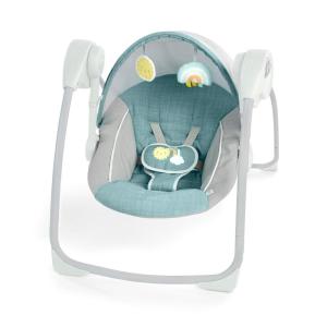 Ingenuity: ity by Ingenuity Swingity Swing Easy-Fold Portable Baby Swing, 0-9 Months Up to 20 lbs (Goji)(Sun Valley Canopy Swing)