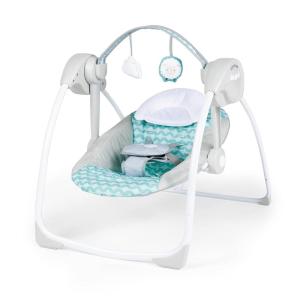 Ingenuity: ity by Ingenuity Swingity Swing Easy-Fold Portable Baby Swing, 0-9 Months Up to 20 lbs (Goji)(Swingity Swing)