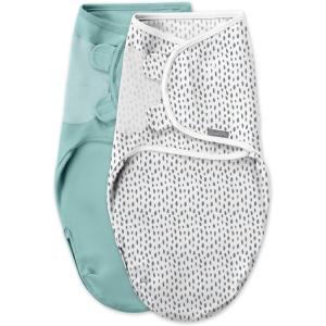 SwaddleMe by Ingenuity Easy Change Baby Swaddle in Size Small/Medium, 0-3 Months, 7-14 Pounds, 3-Pack with Easy Change Zipper – Snow Leopard(Snow Leopard)