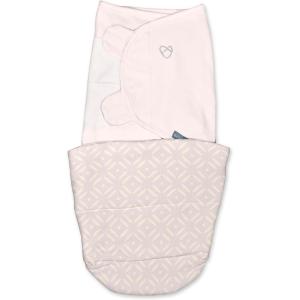 SwaddleMe by Ingenuity Original Swaddle, Size Small/Medium, For Ages 0-3 Months, 7-14 Pounds, Up to 26 Inches Long, 3-Pack Baby Swaddle Blanket Wrap(Tiny Tiles)
