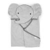 imageIngenuity Clean ampamp Cuddly Hooded Baby Elephant Bath Animal Towel  Perfect Shower Gift  Grazer