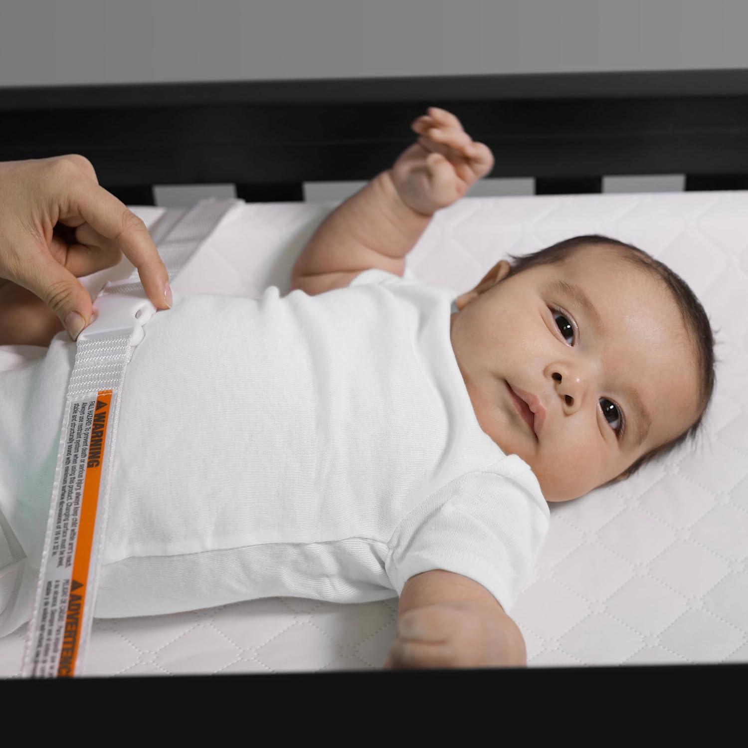 imageIngenuity Contoured Changing Pad Includes Waterproof Changing Liner and Safety Fastening Strap with QuickRelease BuckleContoured Pad