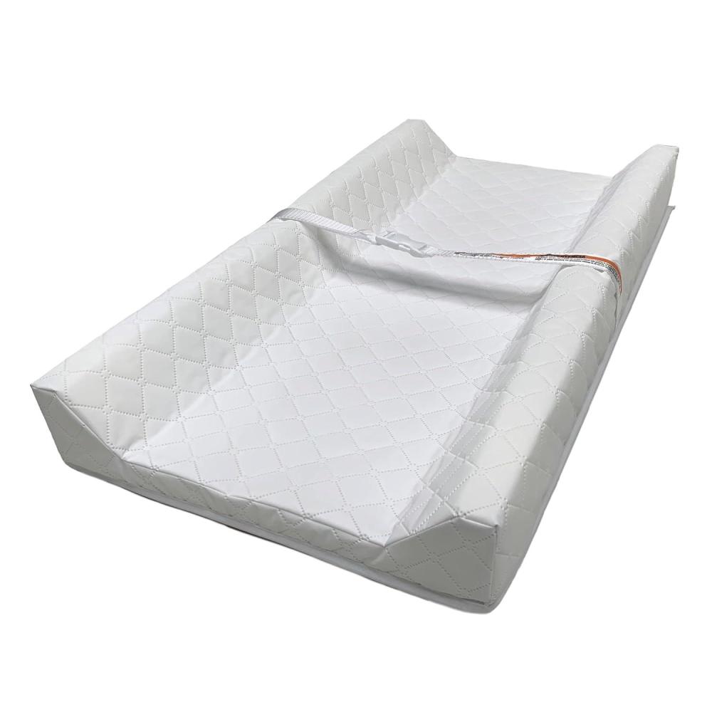 imageIngenuity Contoured Changing Pad  Includes Waterproof Changing Liner and Safety Fastening Strap with QuickRelease BuckleContoured Pad