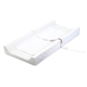Ingenuity Contoured Changing Pad – Includes Waterproof Changing Liner and Safety Fastening Strap with Quick-Release Buckle(Contoured Pad with Liner)