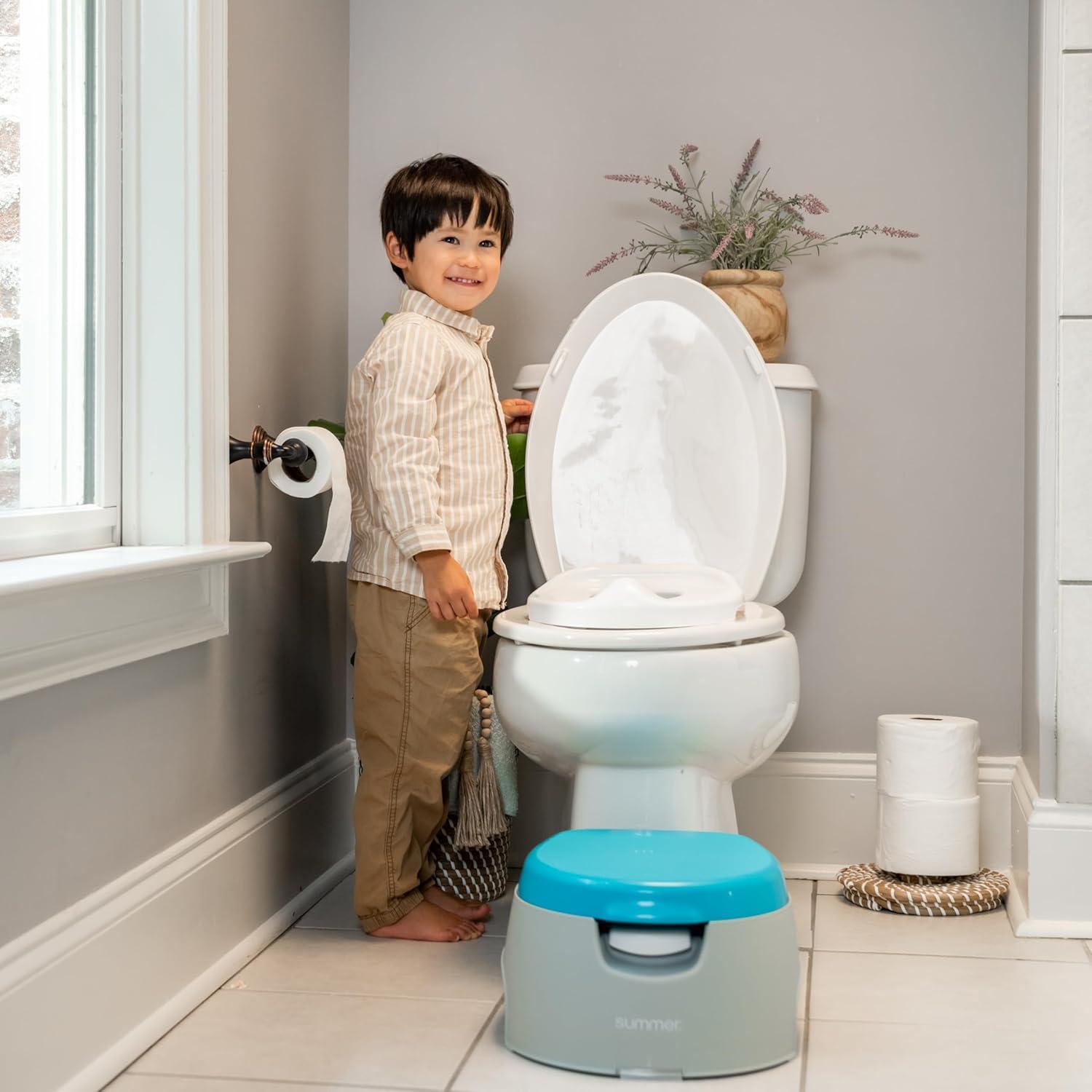 imageSummer Infant Summer 3in1 Train with Me Potty Seat Topper and Stepstool for Toddler Training and Beyond Easy to Empty and Clean Space Saving