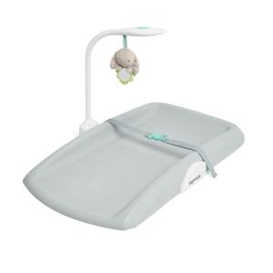 Ingenuity Comfy Clean Changing Pad, Waterproof EVA Foam, Easy-Wipe Cushion with Safety Strap & Non-Slip Bottom, Fits Standard 31 in x 17 in Tables, Newborn & Up(Day & Night)