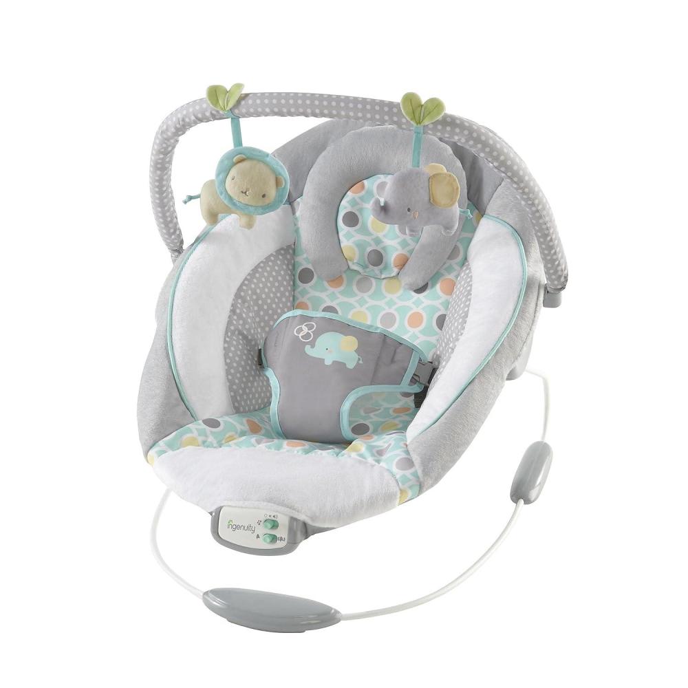 imageIngenuity Baby Bouncer Seat with Vibration and Music  Landry The LionMorrison