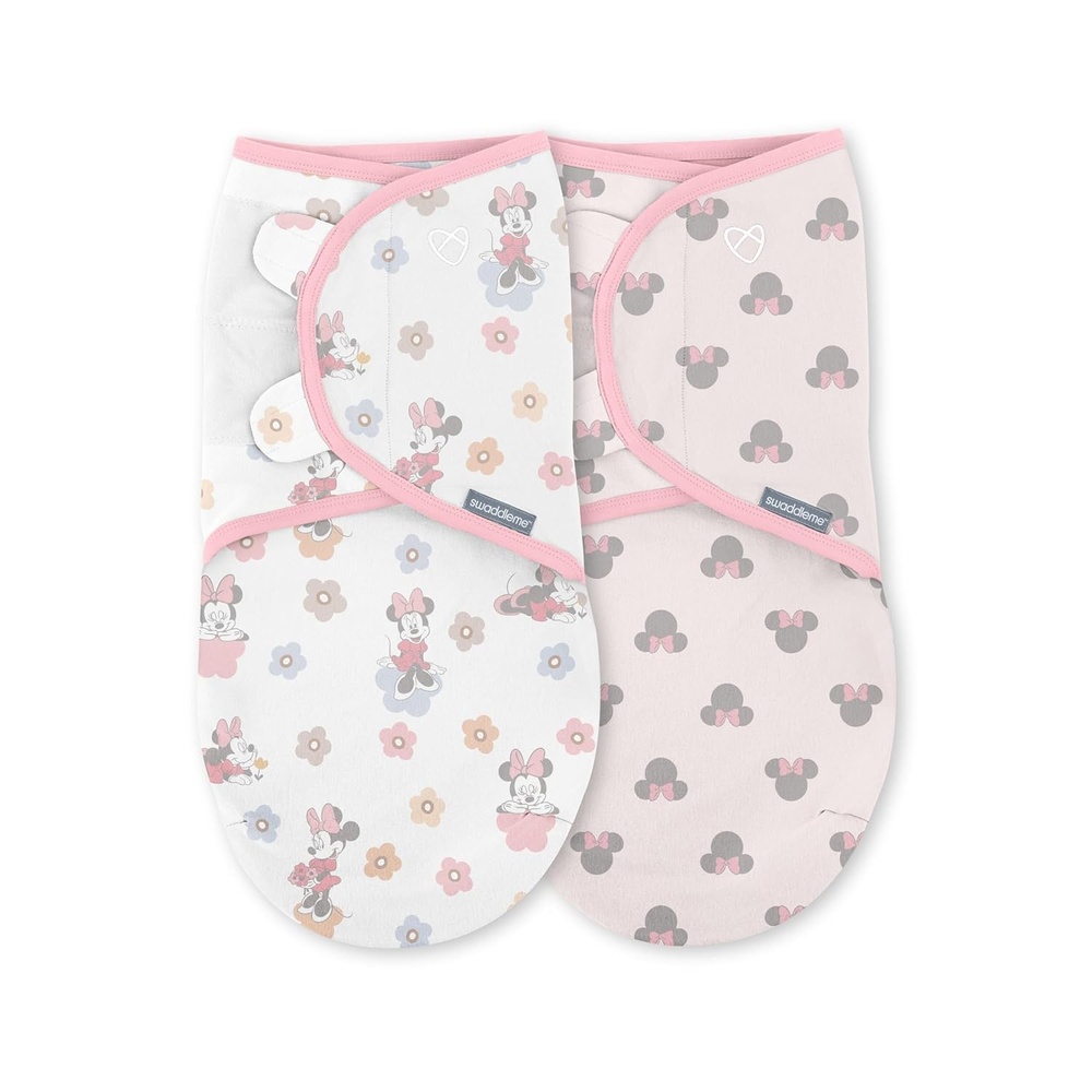 image:imageSwaddleMe by Ingenuity Comfort Pack Baby Swaddle Set Size 03 Months 514 Pounds SwaddleMe Pod Original Swaddle Night Sack 3pk  Koala TreesMinnie 2pack