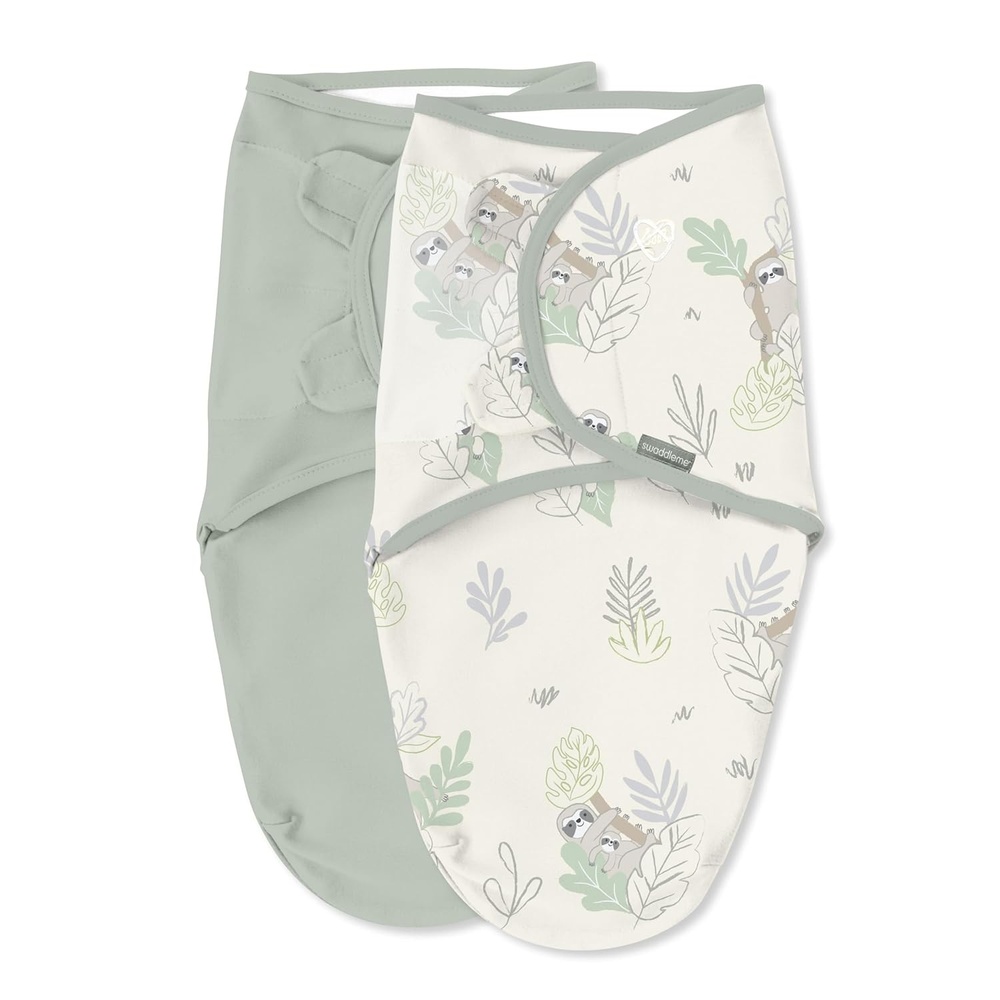 image:imageSwaddleMe by Ingenuity Comfort Pack Baby Swaddle Set Size 03 Months 514 Pounds SwaddleMe Pod Original Swaddle Night Sack 3pk Koala TreesPeekaboo Slot 2pack