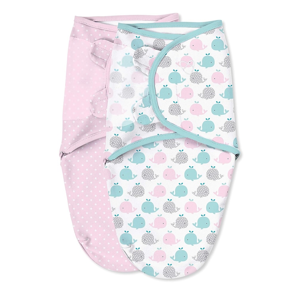 image:imageSwaddleMe by Ingenuity Comfort Pack Baby Swaddle Set Size 03 Months 514 Pounds SwaddleMe Pod Original Swaddle Night Sack 3pk  Koala TreesPink Polk Whale