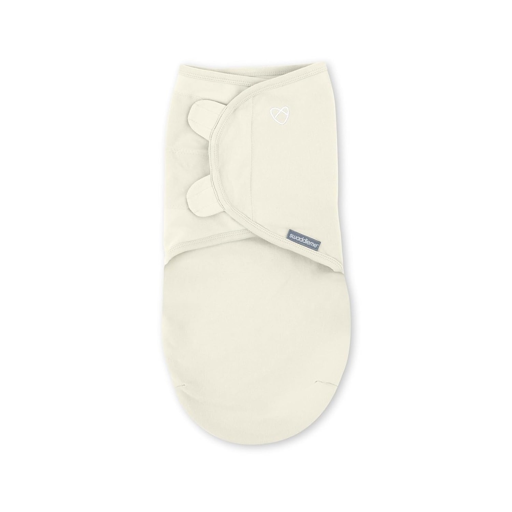 image:imageSwaddleMe by Ingenuity Original Swaddle 100 Cotton Improves Sleep amp Calms Startle Reflex Preemie Size Up to 7 Pounds 1Pack Baby Swaddle Blanket  CreamCream