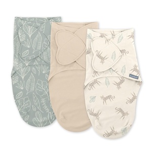 SwaddleMe by Ingenuity Comfort Pack Baby Swaddle Set, Size 0-3 Months, 5-14 Pounds, SwaddleMe Pod, Original Swaddle, Night Sack, 3pk – Koala Trees(Born Free 3-pack)