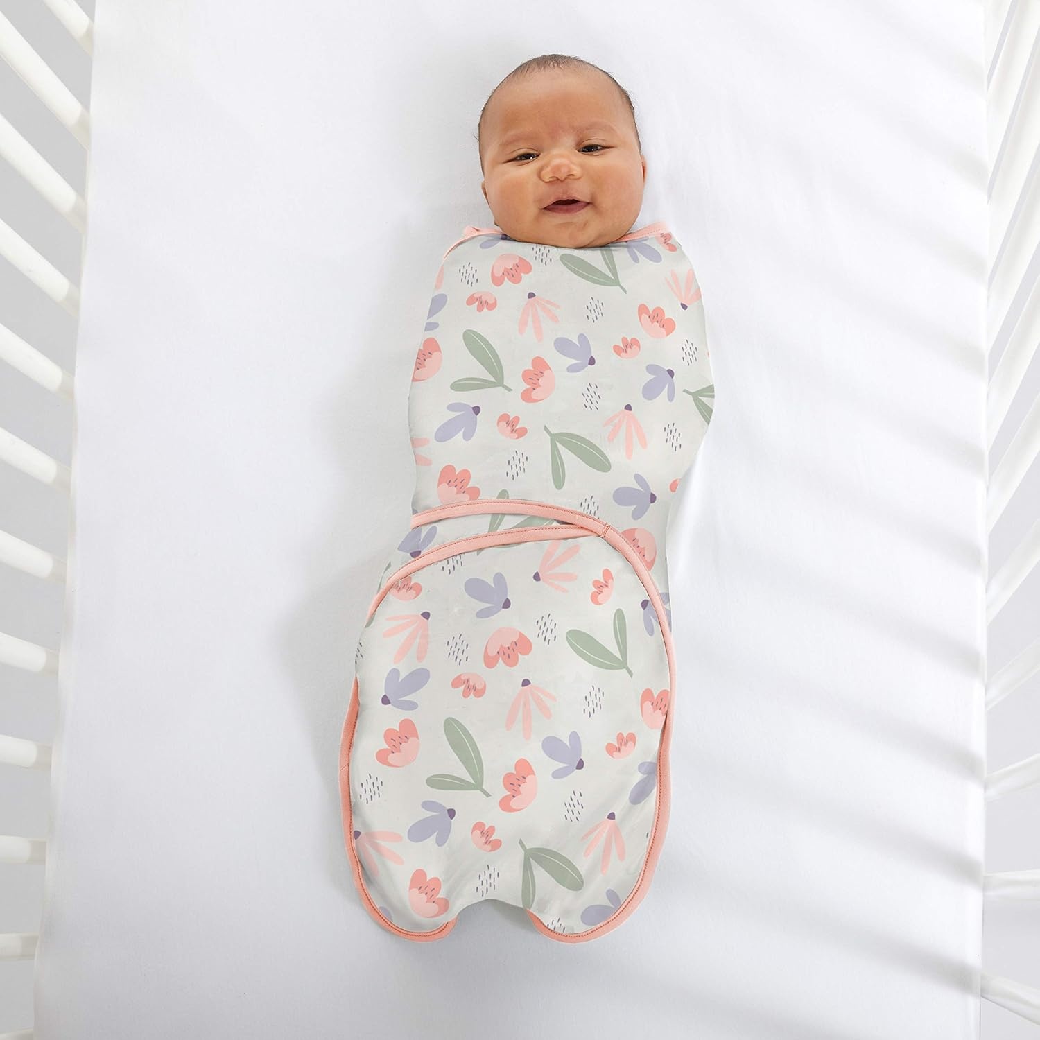 image:imageIngenuity Farewell Fuss Adjustable EasyWrap Baby Swaddle 2 Pack Posy amp Comfy Bundle 2Pack MultiUse Swaddle Blanket Set PosyPosy Swaddle Blanket Giftset 4pcs