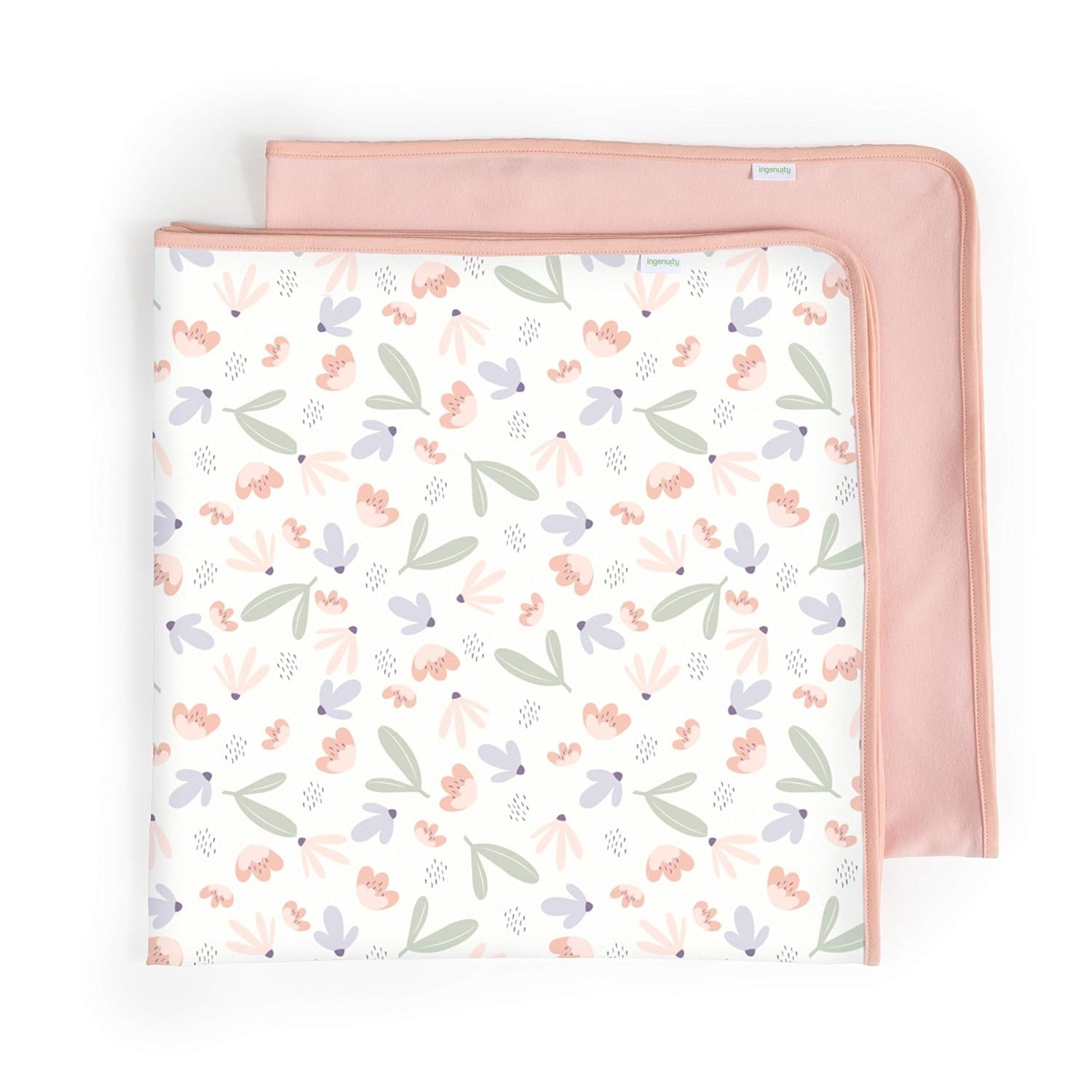 image:imageIngenuity Farewell Fuss Adjustable EasyWrap Baby Swaddle 2 Pack Posy amp Comfy Bundle 2Pack MultiUse Swaddle Blanket Set PosyPosy Swaddle Blanket Giftset 4pcs