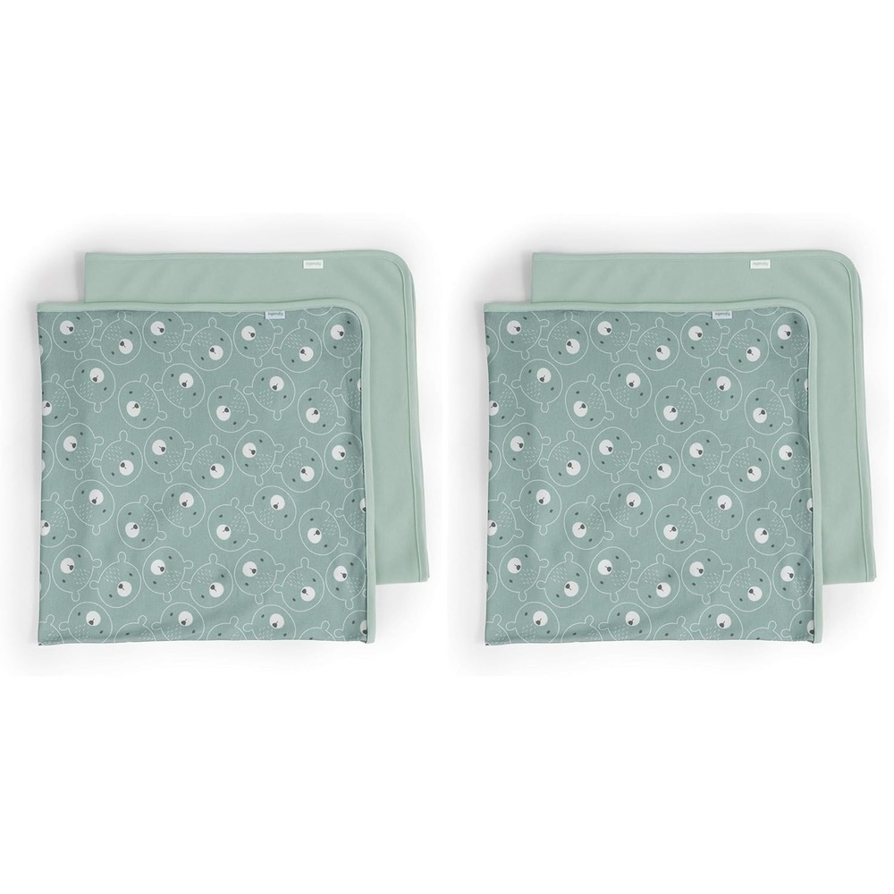 image:imageIngenuity Naps amp Nights 4Pack MultiUse Infant Swaddle Blanket Set  KodiKodi