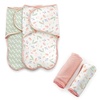 Posy Swaddle & Blanket Giftset 4pcs