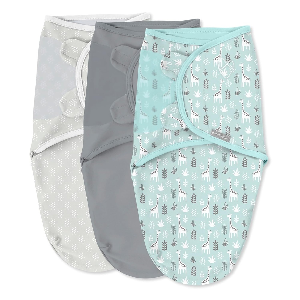 image:imageSwaddleMe by Ingenuity Original Swaddle Size SmallMedium For Ages 03 Months 714 Pounds Up to 26 Inches Long 3Pack Baby Swaddle Blanket WrapOur Tall Friends
