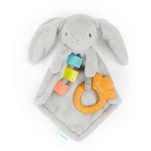 Ingenuity Cozy Sylvi Plush Lovey Baby Teether – Soothe Gums – Self Soothing – Plush Bunny – Ages 0M+(Sheepy)