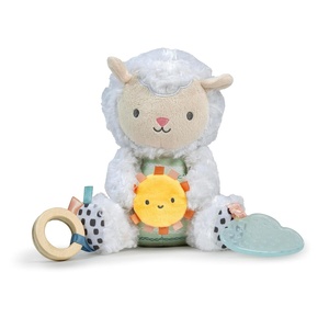 Ingenuity Cozy Sylvi Plush Lovey Baby Teether – Soothe Gums – Self Soothing – Plush Bunny – Ages 0M+(Sylvi)