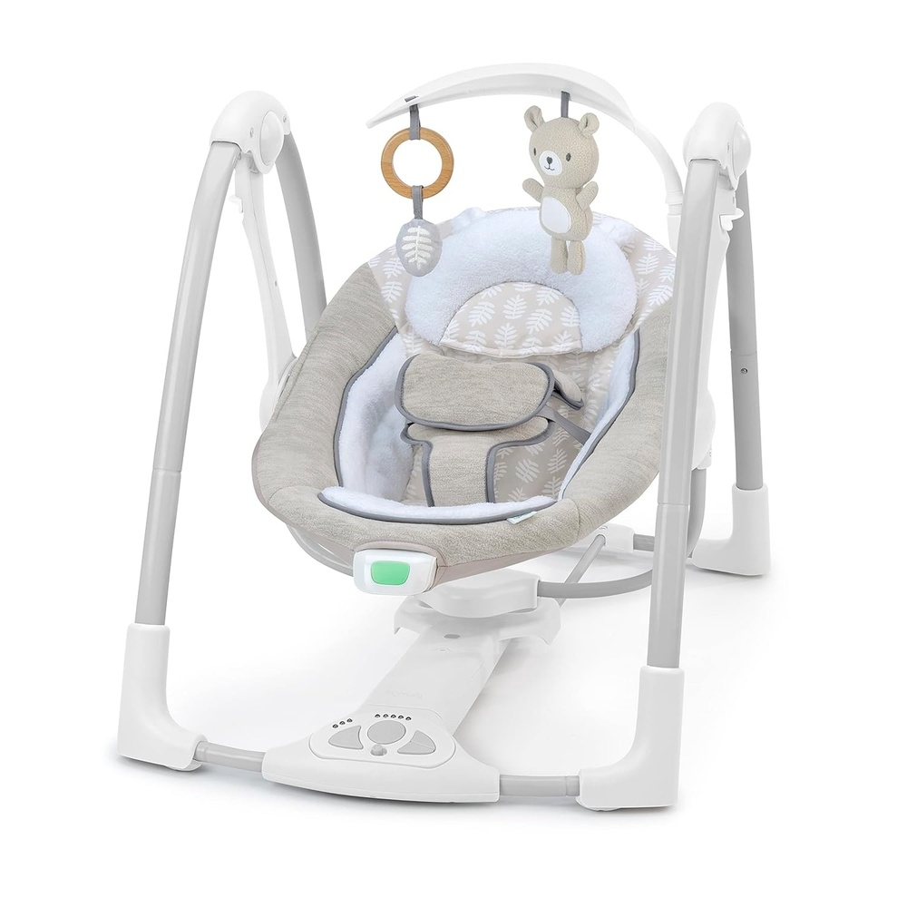image:imageIngenuity ConvertMe Swing2Seat 5 Swing Modes Vibrations Music USB PowerAdapt CordToy Bar  WynnWynn