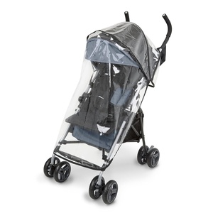 Ingenuity 3D Mini Stroller Rain Cover, Baby Weather Shield for Rain, Wind & Snow, Fits 3D Mini Strollers, Vented Airflow, Clear Visibility, Easy Install & Storage – Clear(Raincover)
