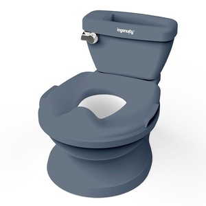 Ingenuity Sylvi Potty Training Kit with Plush Toy and Mini Potty, Storybook, Sticker Chart & Parent Guide – Playful Toddler Potty Training Set(Blue Potty)