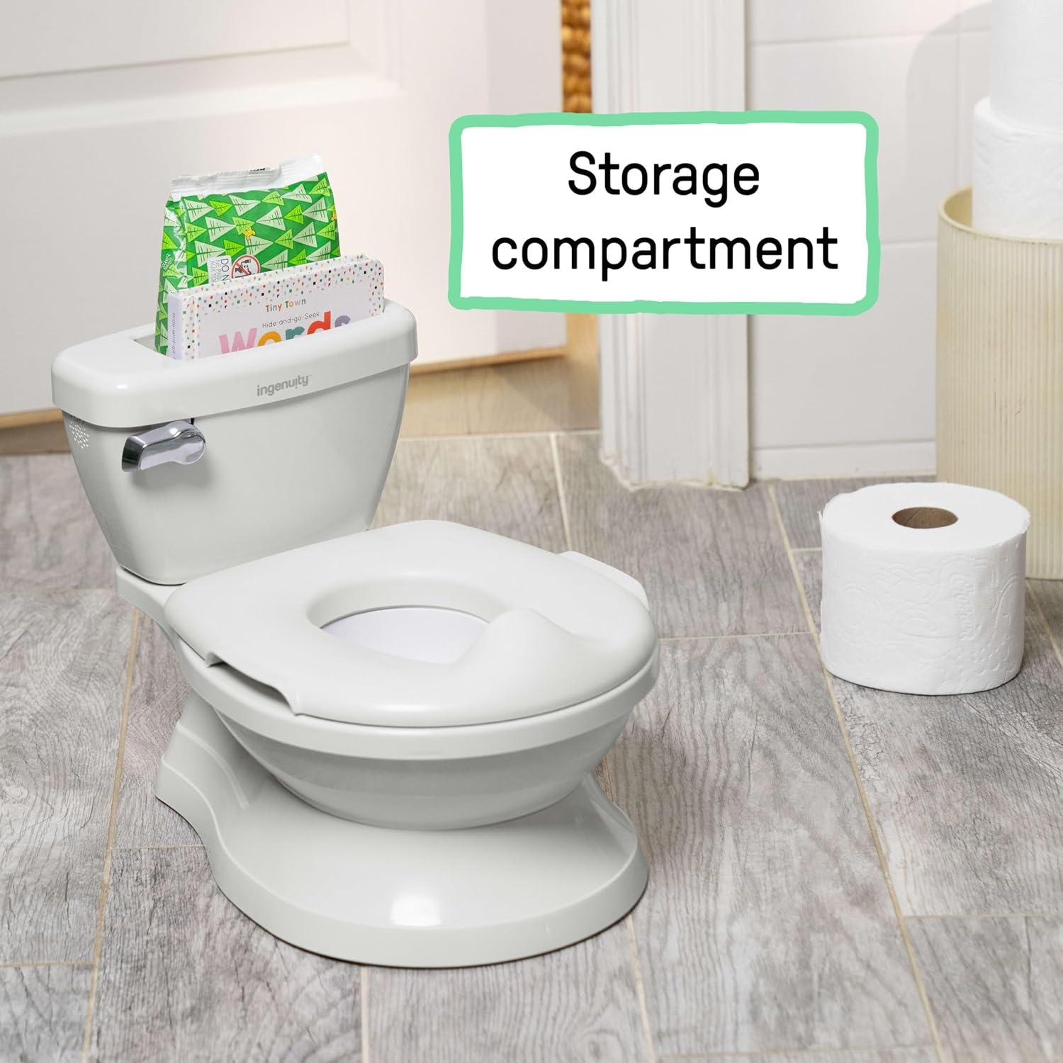 image:imageIngenuity My Size Potty Training Toilet Kit with Sylvi Potty Training BookPotty Sylvi Kit