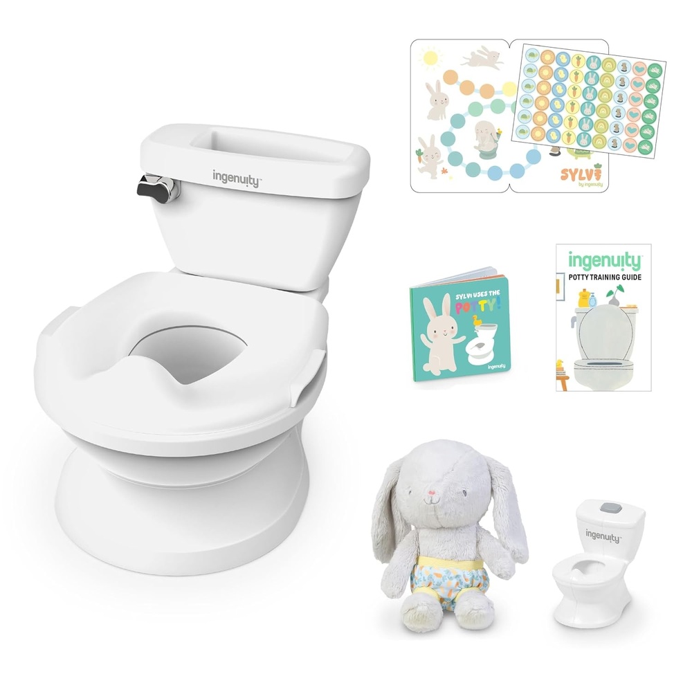 image:imageIngenuity My Size Potty Training Toilet Kit with Sylvi Potty Training BookPotty  Sylvi Kit