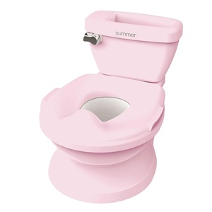 Ingenuity My Size Potty Training Toilet Kit with Sylvi Potty Training Book(Pink Potty)