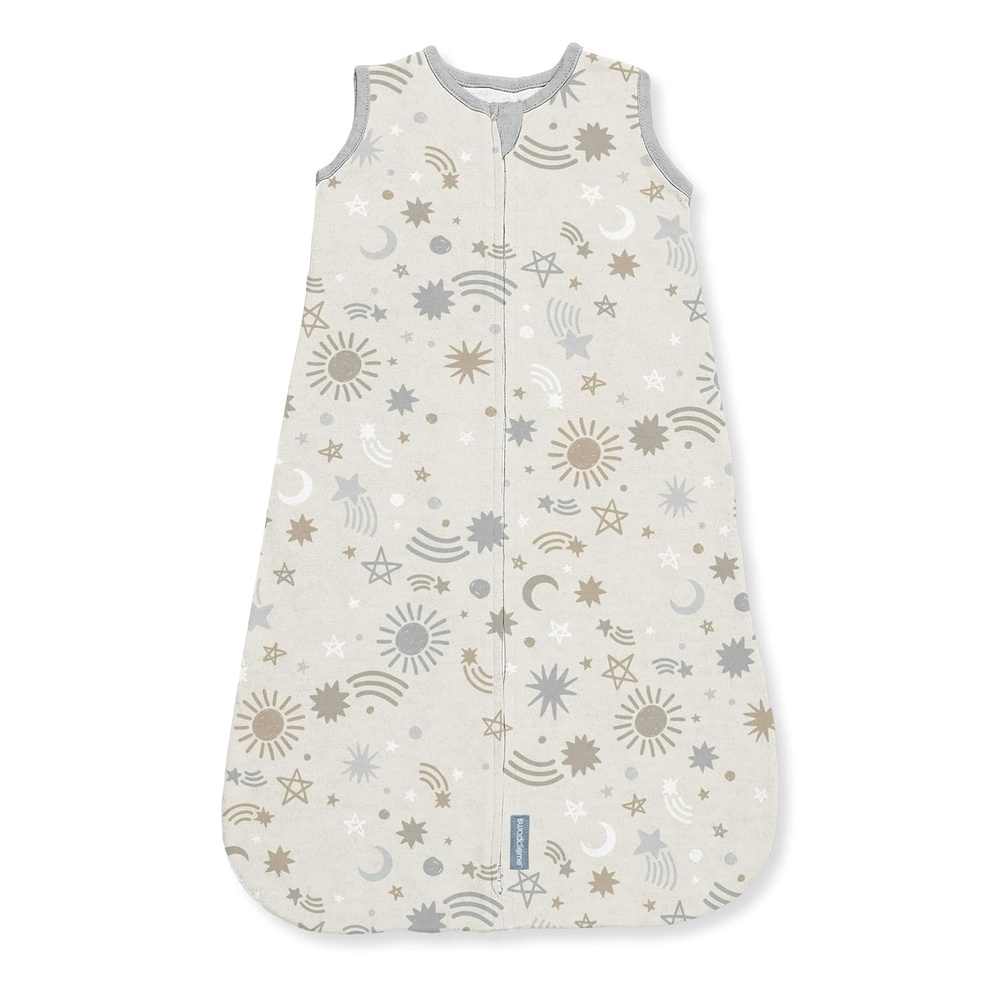 image:imageIngenuity Sleep Sack Sleeper Size 318 Months 1424 Pounds 10 TOG ExtraLong Zipper 100 Cotton Baby Sleep Sack  Jolly JungleKHAKI