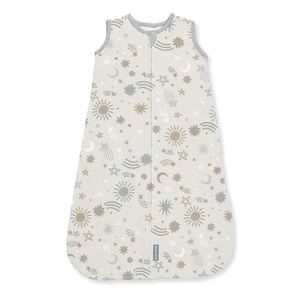 Ingenuity Sleep Sack Sleeper, Size 3-18 Months, 14-24 Pounds, 1.0 TOG, Extra-Long Zipper, 100% Cotton, Baby Sleep Sack – Jolly Jungle(KHAKI)